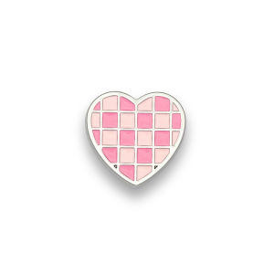 Jibbitz ชาร์มหัวเข็มขัดรู อุปกรณ์เสริมรองเท้าโลหะ หัวใจสีชมพู ดอกไม้สีแดง ลิปอัลลอย อุปกรณ์เสริมรองเท้า จิ๊บบิท ตัวติดรองเท้า