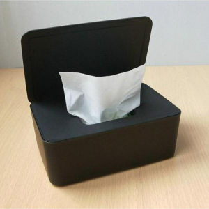 1 PCS Wet Tissue Box Dry And Wet Dual Purpose Paper Drawer Dustproof Desktop Storage Box With Lid Sealing Mask Box Storage Boxes