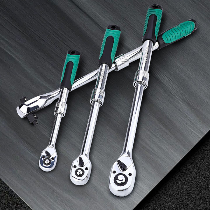 TUOSEN ประแจก๊อกแก๊กด้ามยาวยืดได้ 3in1 สำหรับงานซ่อมบำรุง