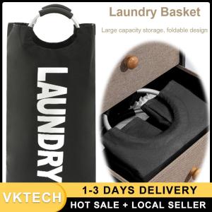 82L Dirty Clothes Basket Large Capacity Foldable Laundry Basket Clothes Storage Basket with Handle for Bedroom Bathroom