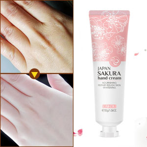 【TOPQSC In Stock】LAIKOU Sakura Hand Cream 30g Soothing Repair Hydrating Moisturizing Nourishing Anti-dryness Firming Skin Hand Care for Damaged Skin