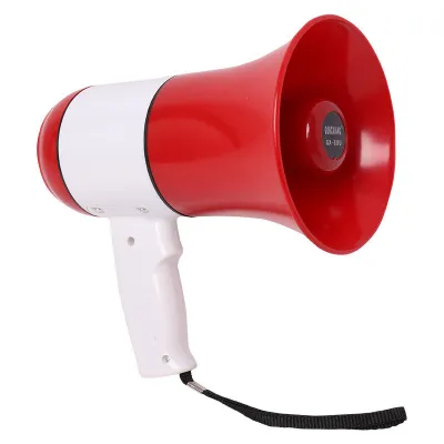 Portable Megaphone Rechargeable with Voice Recorder USB Support Handheld 240s Record Speaker
