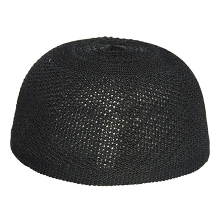 Sissi Men Skull Cap Muslim Islamic Prayer Hat Cotton Knitting Head Wear