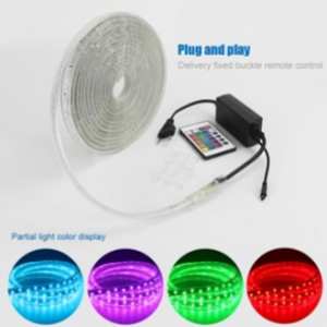 1m to 20m Bluetooth LED Light Strip IP65 Waterproof Rating RGB Light Strip LED Light Strip Flexible Light Strip Strip Light Infrared Remote Control Adapter