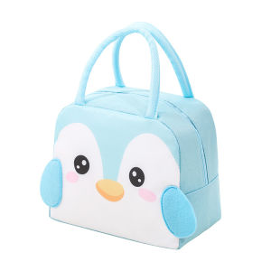 FU Tas Bekal Anak Karakter 3D Tas Penyimpanan Kotak Makan Tahan Panas Tas Bekal Makan Siang Lunch Bag Tas Bekal Anak LB2