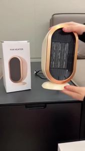 【Ready Stock】Portable electric heater room heating stove mini home radiator remote heater winter table heater 1200W