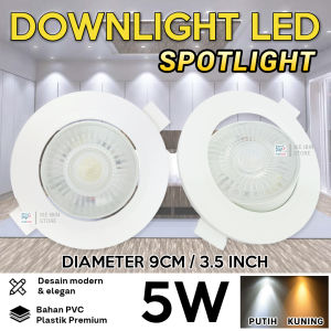 Lampu Downlight LED Spot Sorot 3W 3 Watt / 5W 5 Watt 3 Mata LED Harga promo Murah Bebas Ongkir