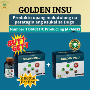 Shop037 Golden Insu (Buy 1 + 1) for Diabetes Lowering Blood Sugar 60 Capsule/Box Healthcare Supplement