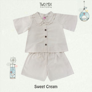Two Mix - Setelan Anak Perempuan Setelan Katun 1-8 Tahun 4361B