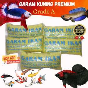 YELLOW SALT GARAM IKAN KUNING GARAM AQUARIUM MENCEGAH DAN MENGOBATI IKAN 500GR