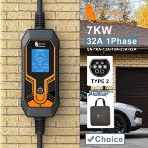 Feyree Charger Mobil Listrik EV 32A 7kW CEE Plug Type 2 Electric