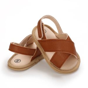 2023 New sandals 0-18 months newborn baby shoes soft sole anti slip color matching Baby Toddler shoes