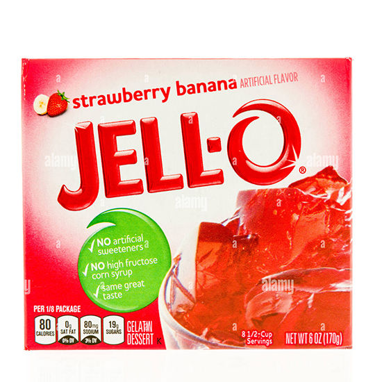 Jell-O Strawberry Banana Gelatin Dessert 170g | Lazada PH