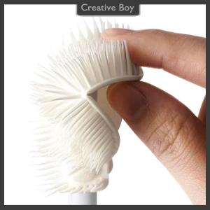 [Creative] Cup Cleaning Brush Long Handle Bottle Cleaning Silicone Milk Bottle Wine Cups Cleaner Household Coffee Mug TeaPot Brush