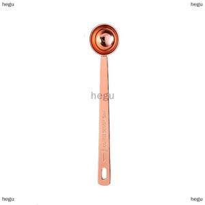 [COD] hegu Stainless Steel Measuring Spoon Metal Round Head Long Handle Measuring Scoop Dry And Liquid Use Kitchen Baking Tools