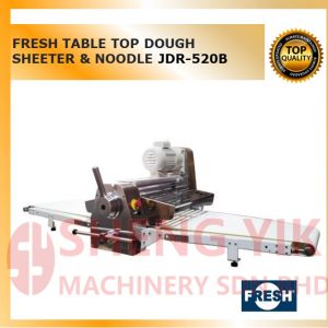 Shengyik  FRESH Stainless Steel Table Top Dough Sheeter & Noodle Machine JDR-520B