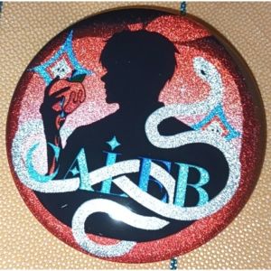 2Pcs/Set Cute Love And Deepspace Caleb Xia YiZhou 58mm Badge Backpack Clothes Collar Badge Brooch Decoration Gift