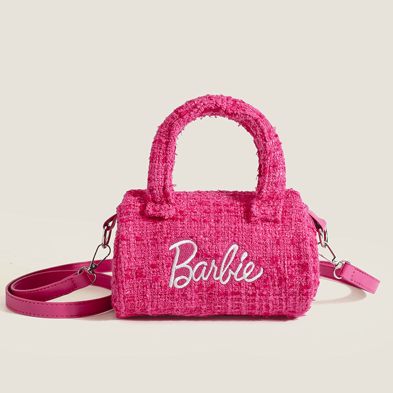 New LS Womens Small Fragrance Premium Feeling Cylindrical Handbags Pillow Shape Fashion Single Shoulder Bag Casual Cross Wear Bags. 