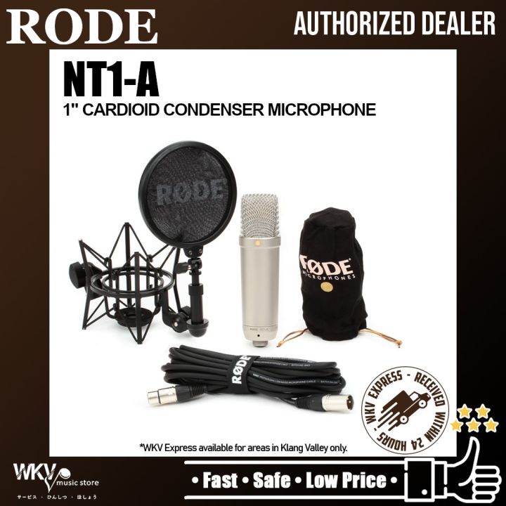Rode NT1A Condenser Microphone (NT1A) 10 Years Warranty [Made in Australia] Lazada