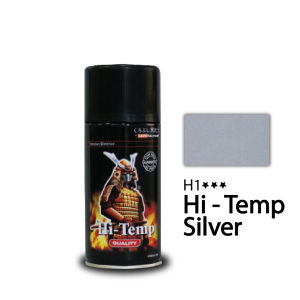 【100% Original】SAMURAI High Temp Spray Paint 300ml Silver Black 600°C Resistance Cat Semburan Tahan Panas Hitam Perak Utk Kereta Motor Ekzos Exhaust Car Exterior Care 喷漆