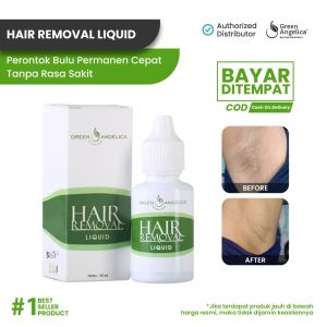 Amanah Cantik Green Angelica Hair Removal Perontok Bulu Permanen Tanpa Rasa Sakit