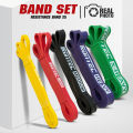 ชุดยางยืดออกกำลังกาย Resistance Band 5 เส้น + ถุงใส่ จากเเบรนด์ IRONTEC. 