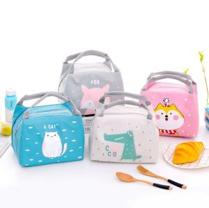 TSC [1 KG MUAT 14] KOREA HAND LUNCH BAG TAS BEKAL KARAKTER LUCU BUAT ANAK KANTOR SEKOLAH