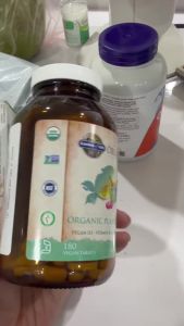 180 Viên Thực phẩm bảo vệ sức khỏe Garden Of Life Organic Plant Calcium - Giúp xương chắc khỏe hơn Canxi thực vật dễ hấp thụ Giảm nguy cơ loãng xương