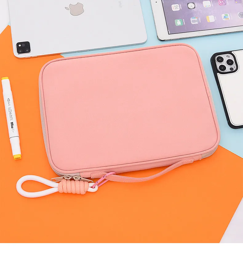 Korean Style Muted Pastel Laptop Sleeve 13/15-inch, Minimalist