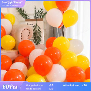 60pcs Pastel Balloons Party Decorations 12 Inches Color Latex Balloon Set For Birthday Wedding Gender Reveal Christening Anniversary Decor Party Supplies