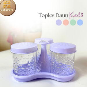 Toples LEBARAN Tiga Daun Toples Kue Kering Lebaran Set Isi 3 Pcs BISA COD PREMIUM