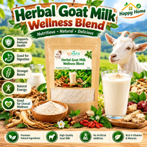 Herbal Goat Milk Powder Wellness Blend Non Sugar Healthy Daily Nutrition Calcium & Protein Drink
