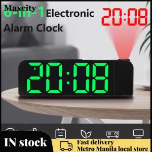 Projection Alarm Clock Projector Clock Large Number Display Bedside Alarm Clock USB Plug In for Hearing Impaired & Deaf People