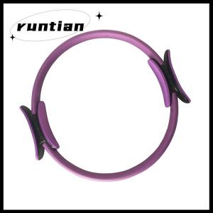 runtian 38CM Yoga Fitness Ring Circle Pilates Women Girl Exercise Home Resistance Elasticity Yoga Ring Circle Gym Pilates Accessories