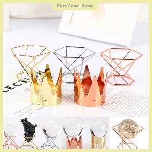 [PureZone] Display Stand Base For Ball Glass Globe Marbles Sphere Gems Rack