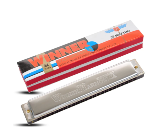 [NOW SHIP] Kèn Harmonica Suzuki Winner W-24 – Chính Hãng