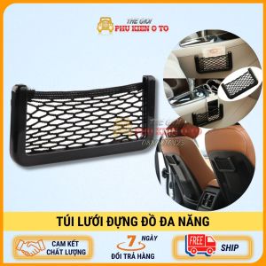 Túi Lưới Gắn Trên Xe Ô Tô Đựng Điện Thoại Đồ Đa Dụng Tiện Lợi