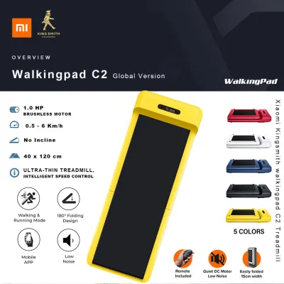 Xiaomi WalkingPad C2 Foldable Treadmill walking machine home foldable silent shock absorption indoor treadmill sports fitness equipment Sport Gym Equipment Fitness Treadmills for Home