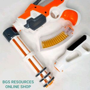 READY STOCK DIY ASSEMBLY TOY GUN 3D FLASHING LIGHT AND SOUND DIY SPACE WEAPON TOYGUN PISTOL MAINAN LAMPU DAN BUNYI 3D