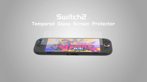 DUX 9H HD Clear Tempered Glass Screen Protector for Nintendo Switch 2 Film with Alignment Tool