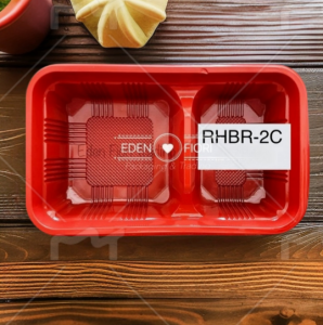 100pcs Disposable Compartment Lunchbox Bento Food Container