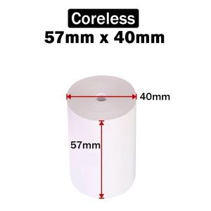 10pcs Thermal Paper Roll 80x60mm 57x40mm Thermal Receipt Paper Kertas Resit Cash Register