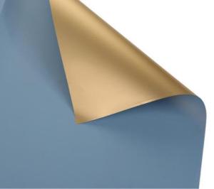 🇲🇾 20PCS Luxury Gold Reversible Floral Wrapping Paper Bouquet Waterproof Flower Arrangement Party Gift Paper