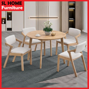 🔥SL Dining Chair 4 seater / Dining Table with 4 Chairs / Dining Set / Meja Makan