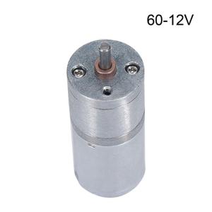 6V/12V/24V 12~1360RPM 25GA370 High Torque Reduction Electric Motor Eccentric Output Shaft Reduction Geared Motor
