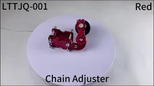 ตัวปรับความตึงโซ่อลูมิเนียม CNC อุปกรณ์เสริมรถจักรยานยนต์ที่ปรับแต่ง ระบบตัวถัง