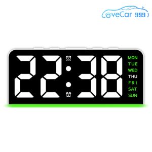 LED Digital Alarm Clock with Large Number Display for Home Office Bedroom Decor Easy to Read Nightstand Clock