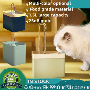 【High Quality+ In Stock】Cat Water Fountain Auto Filter USB Electric Mute Cat Drinker Bowl 1.5L Recirculate Filtring Drinker For Cats Pet Water Dispenser