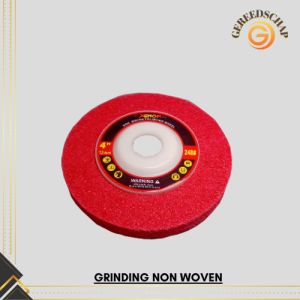 Besi Metalik Mata Gerinda Poles Non Woven 4 Inci untuk Gerinda & Poles - Hitam Berkilau