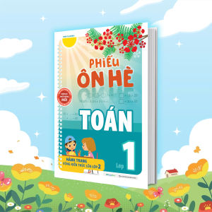 Sách Phiếu ôn hè Toán lớp 1